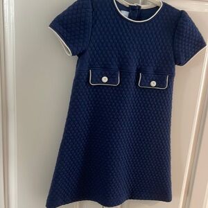 Bella Bliss Navy quilted dress.  Size 6
